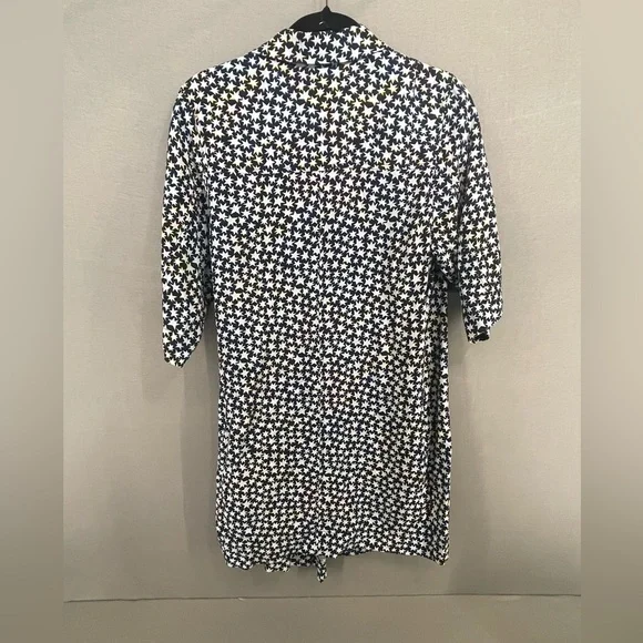 Pistola wrap dress star pattern navy background XS - Picture 4 of 8